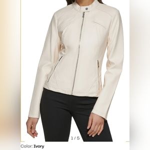 Express Faux Leather Racer Jacket
